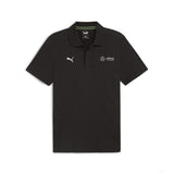 Mercedes galléros póló, Puma, Essential, fekete