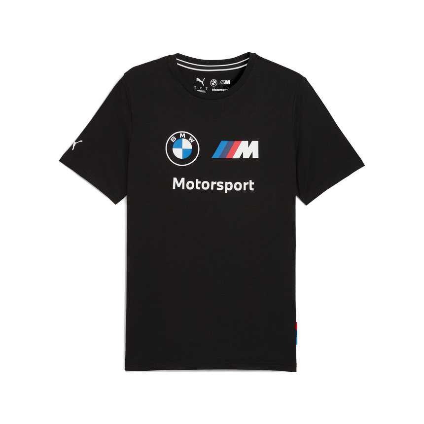 BMW logo Póló, Puma, Essential, MMS, fekete 🔥