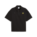 Ferrari Galléros Póló, Puma, prémium, fekete 🔥