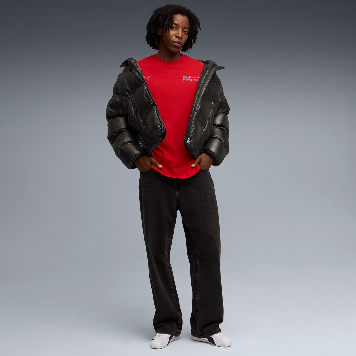Ferrari Póló, Puma, lifestyle, piros 🔥