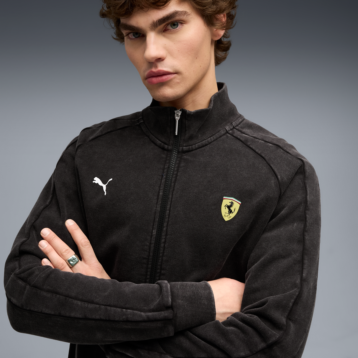 Ferrari Kabát, Puma, T7, fekete 🔥