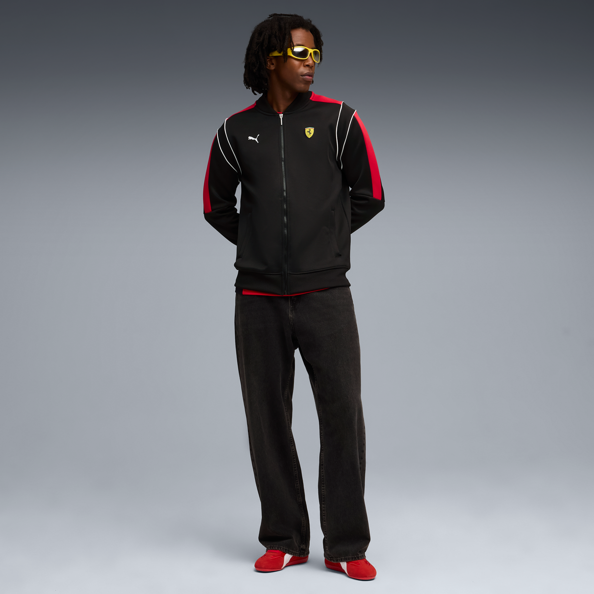 Ferrari Pulóver, Puma, MT7, fekete 🔥