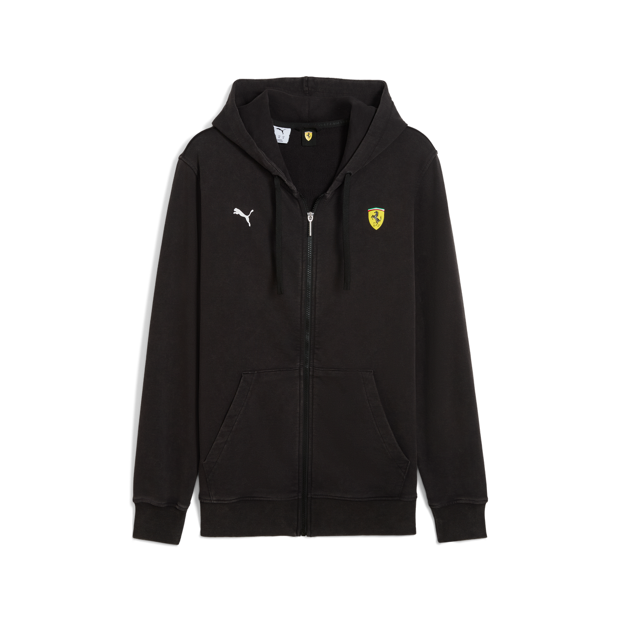 Ferrari Cipzáros Pulóver, Puma, fekete 🔥