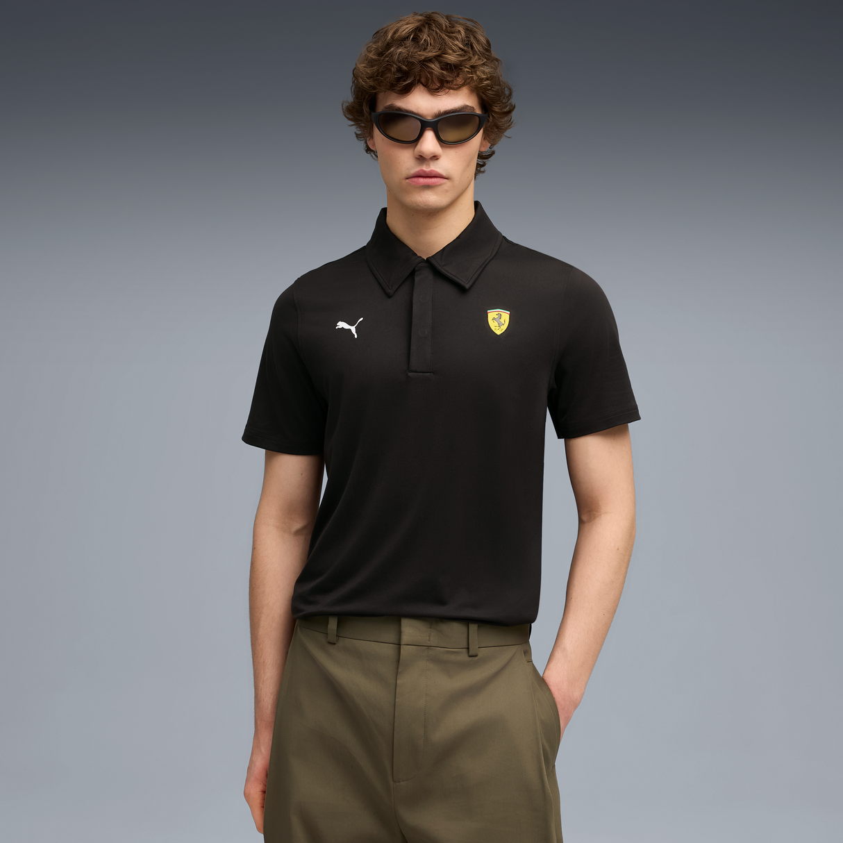 Ferrari Póló, Puma, sportswear cloudspun fekete 🔥