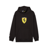 Ferrari Kapucnis Pulóver, Puma, sportswear, pajzs lógós, fekete 🔥