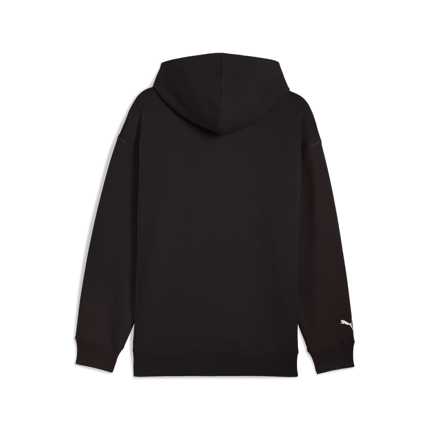 Ferrari Kapucnis Pulóver, Puma, sportswear, pajzs lógós, fekete 🔥