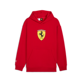 Ferrari Kapucnis Pulóver, Puma, sportswear, pajzs lógós, piros 🔥