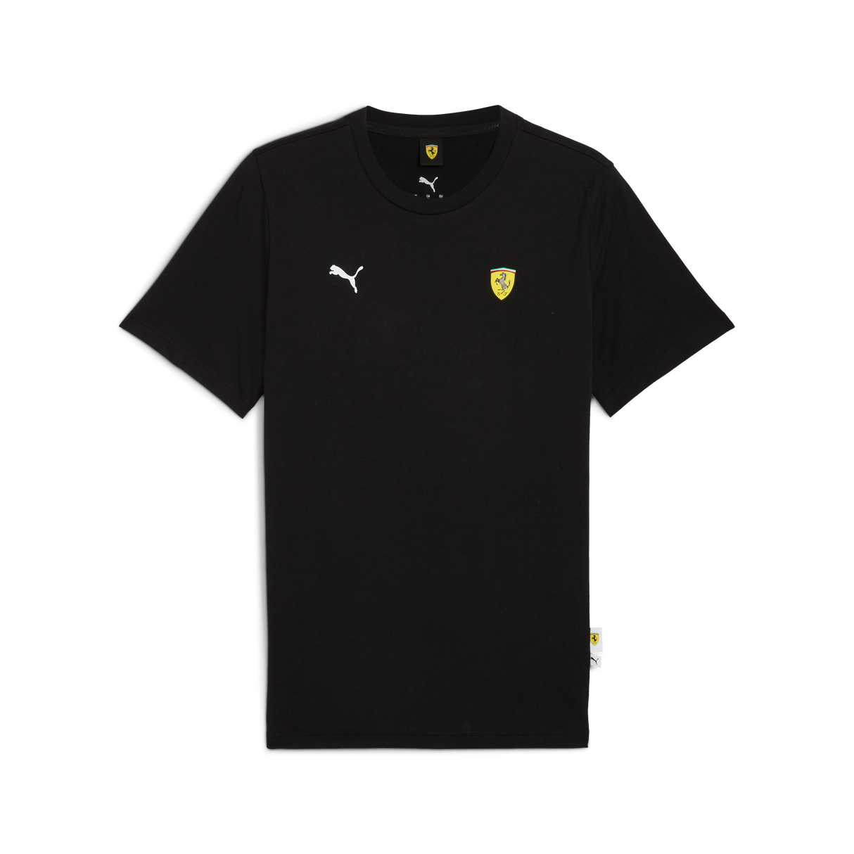 Ferrari Autó Mintás Póló, Puma, fekete 🔥