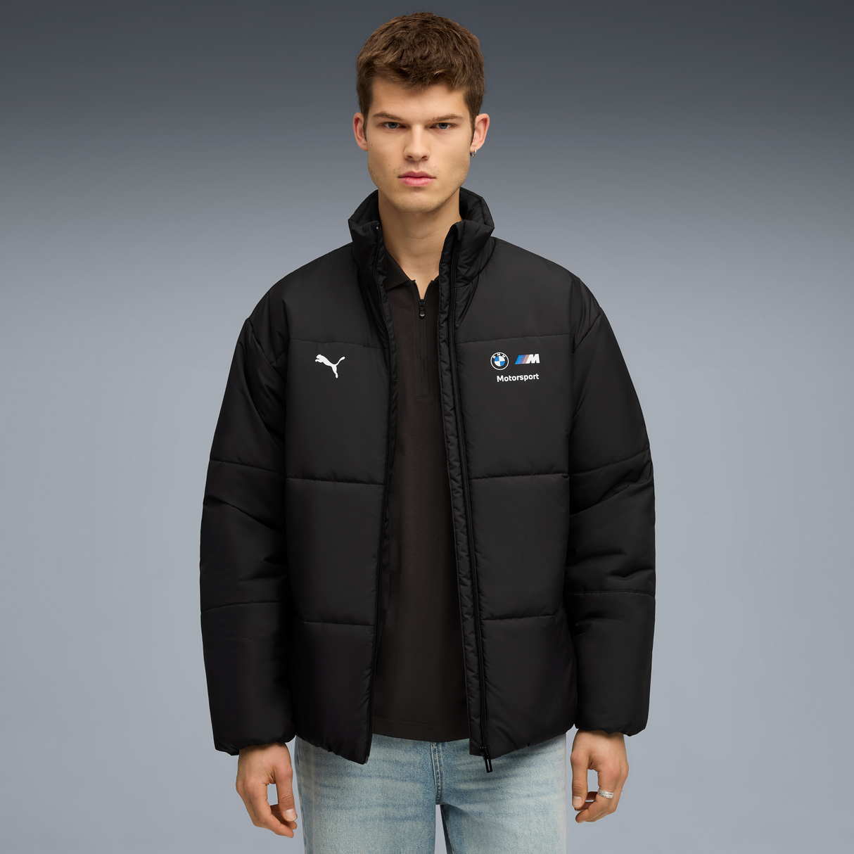 BMW Bélelt Kabát, Puma, MMS, essential+, fekete 🔥