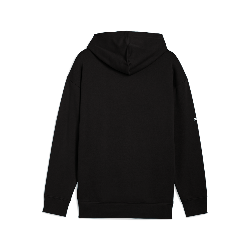 BMW Polár Kapucnis Pulóver, Puma, MMS, essential+, fekete 🔥