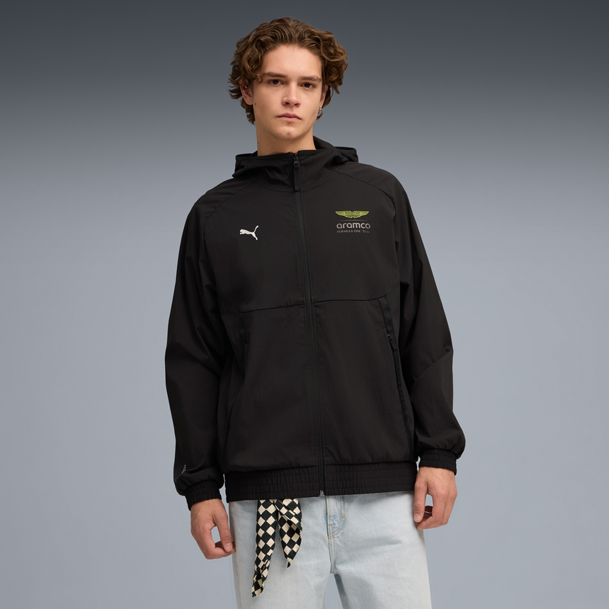Aston Martin Kabát, Puma, Lifestyle, PUMATECH, fekete 🔥
