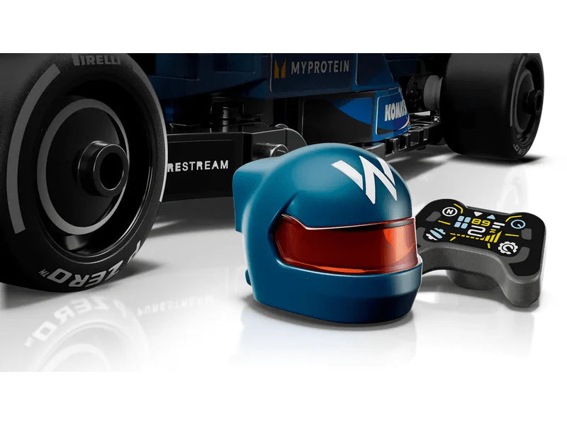 Williams Racing FW46 LEGO autó részletfotó a kontrollerrel