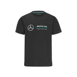 Mercedes Gyerek Póló, Large Logo, Fekete, 2022