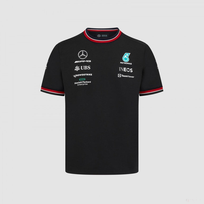 Mercedes Kids Team T-Shirt, Black, 2022