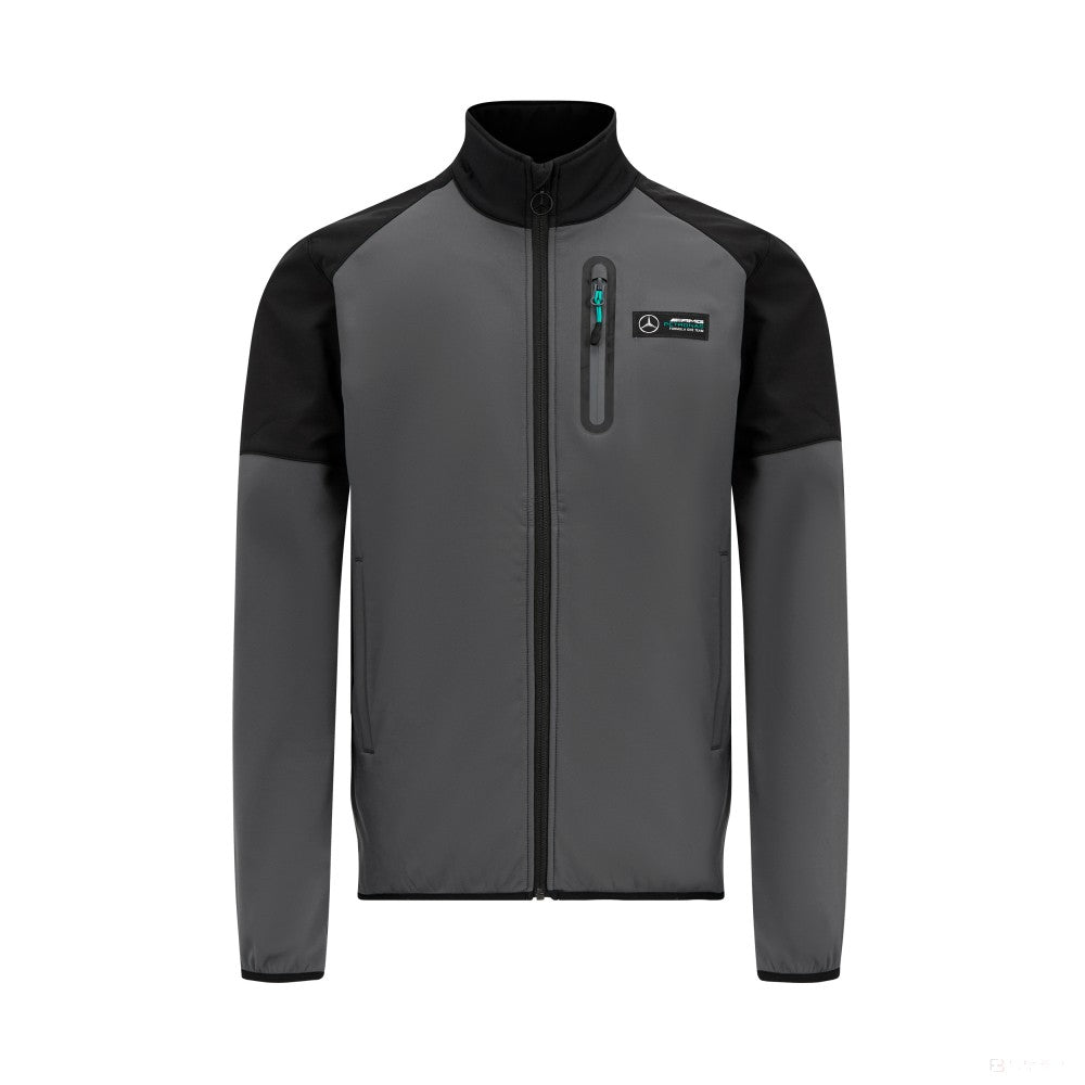 Mercedes softshell kabát, fekete, szürke