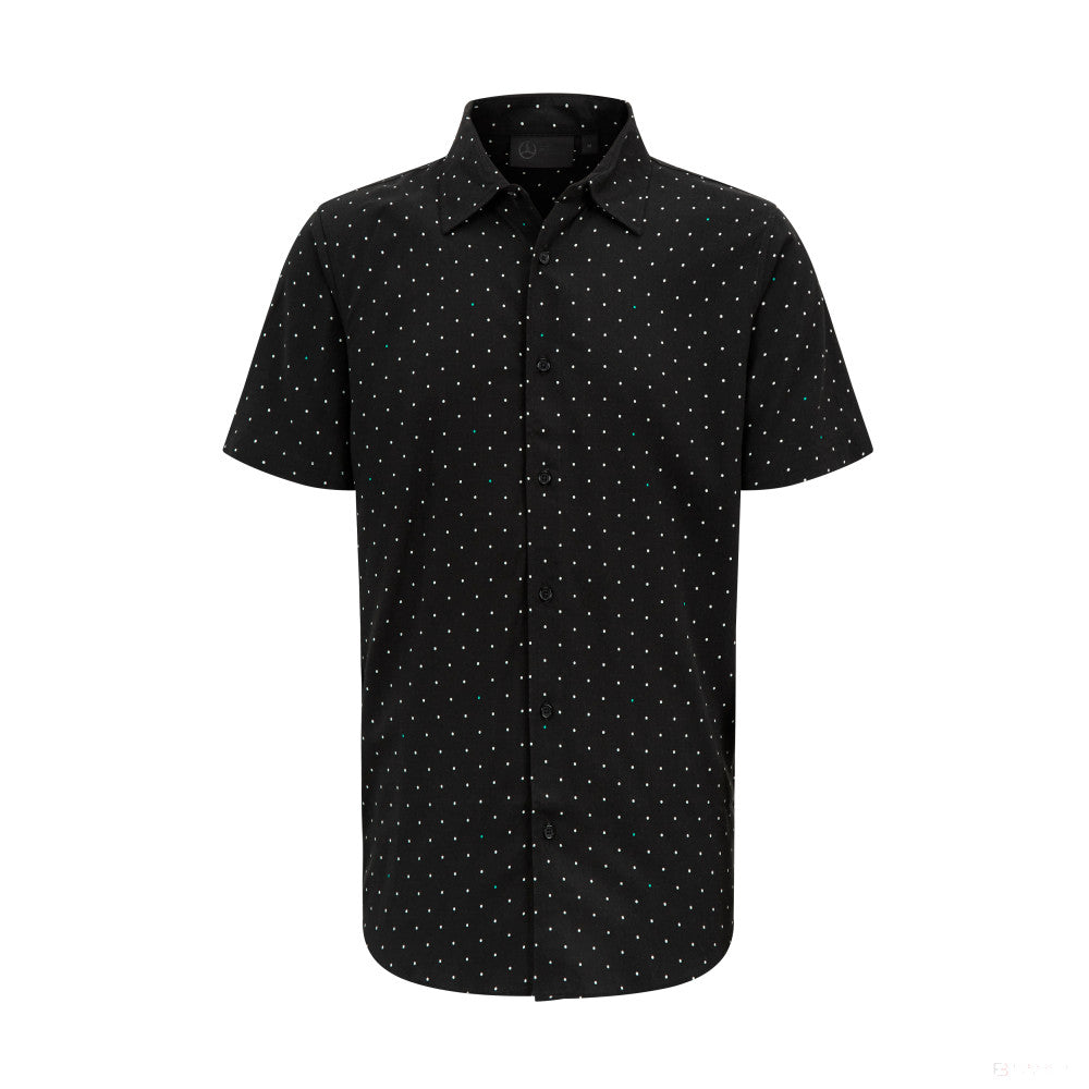 Mercedes ing, polka dot, fekete