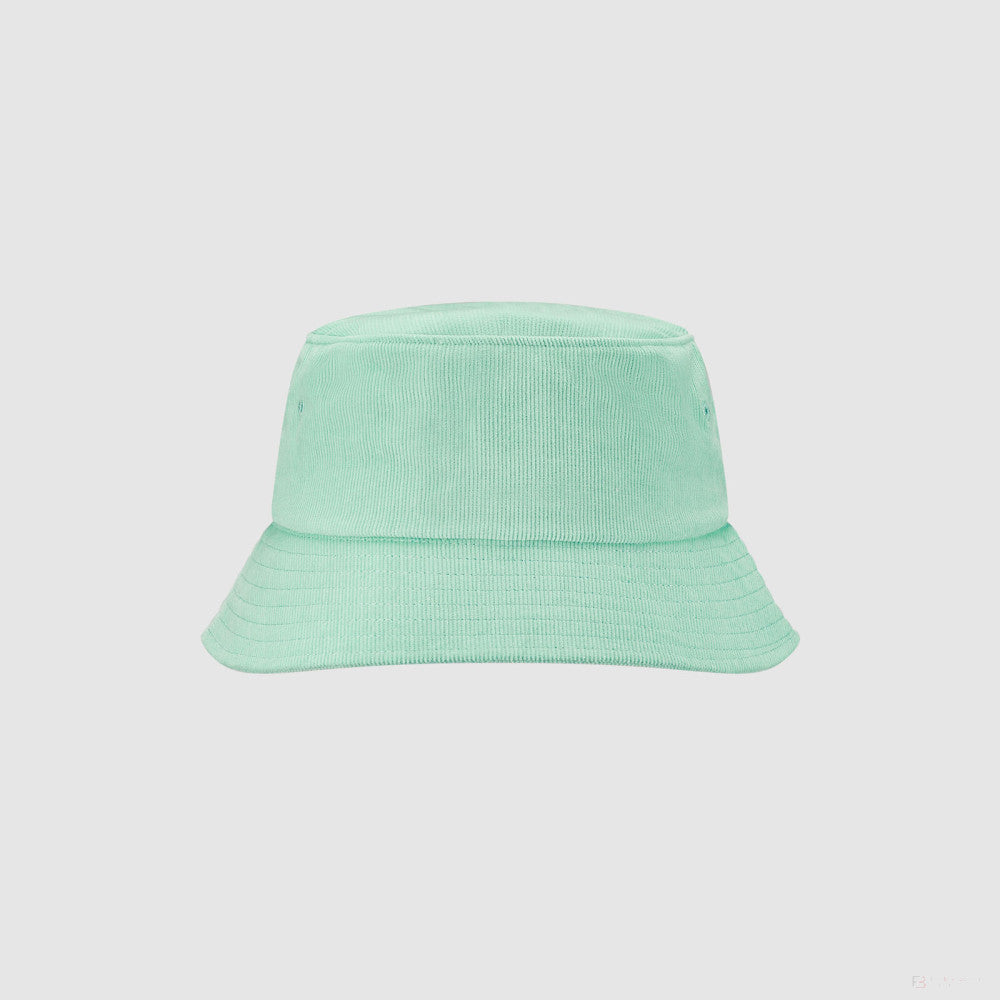 Mercedes halászsapka, retro cord, menta