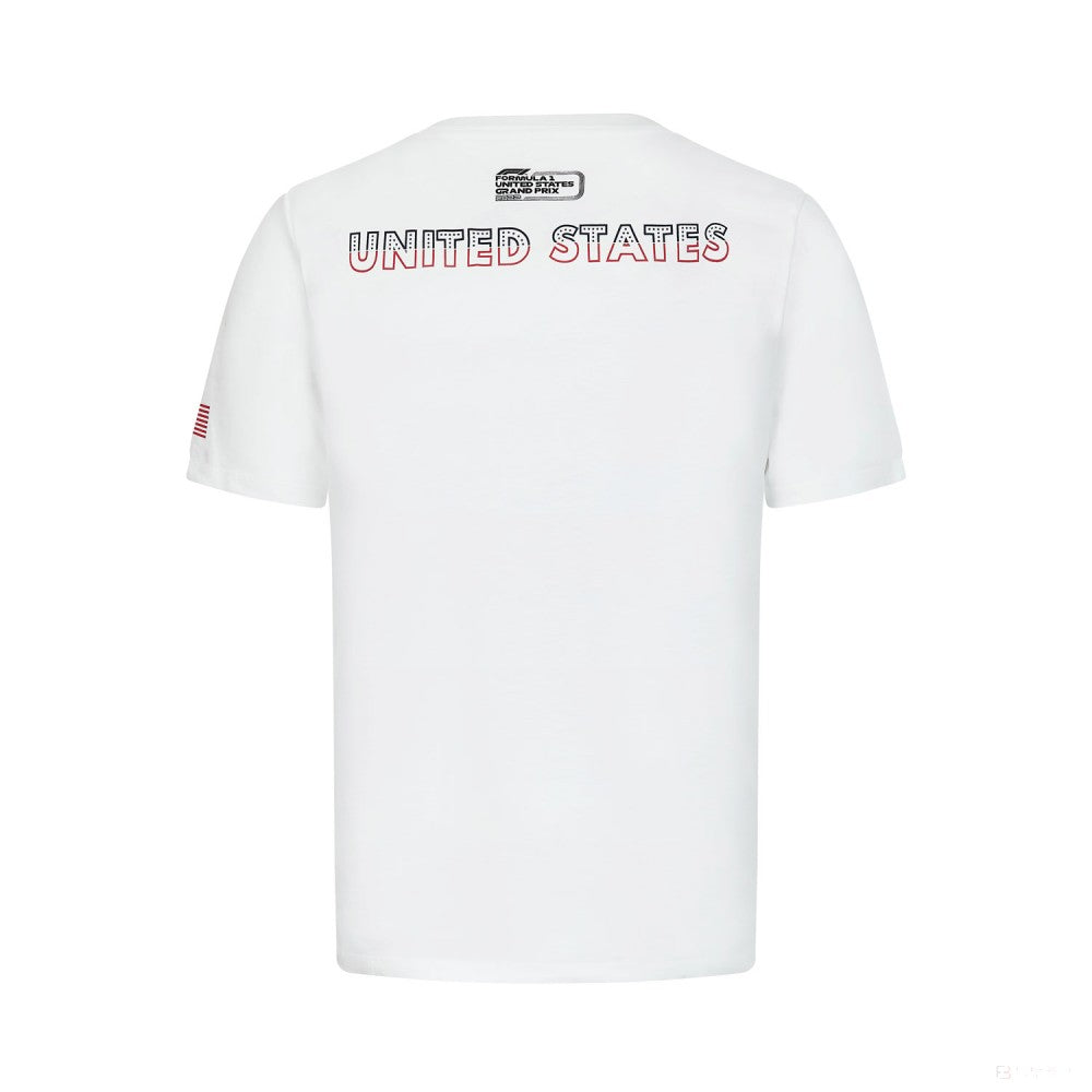 Forma 1 póló, F1 Fanwear  Austin GP SE, fehér, 2022