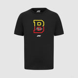 Formel 1 T-Shirt, F1 Fanwear Spa GP SE, schwarz, 2022