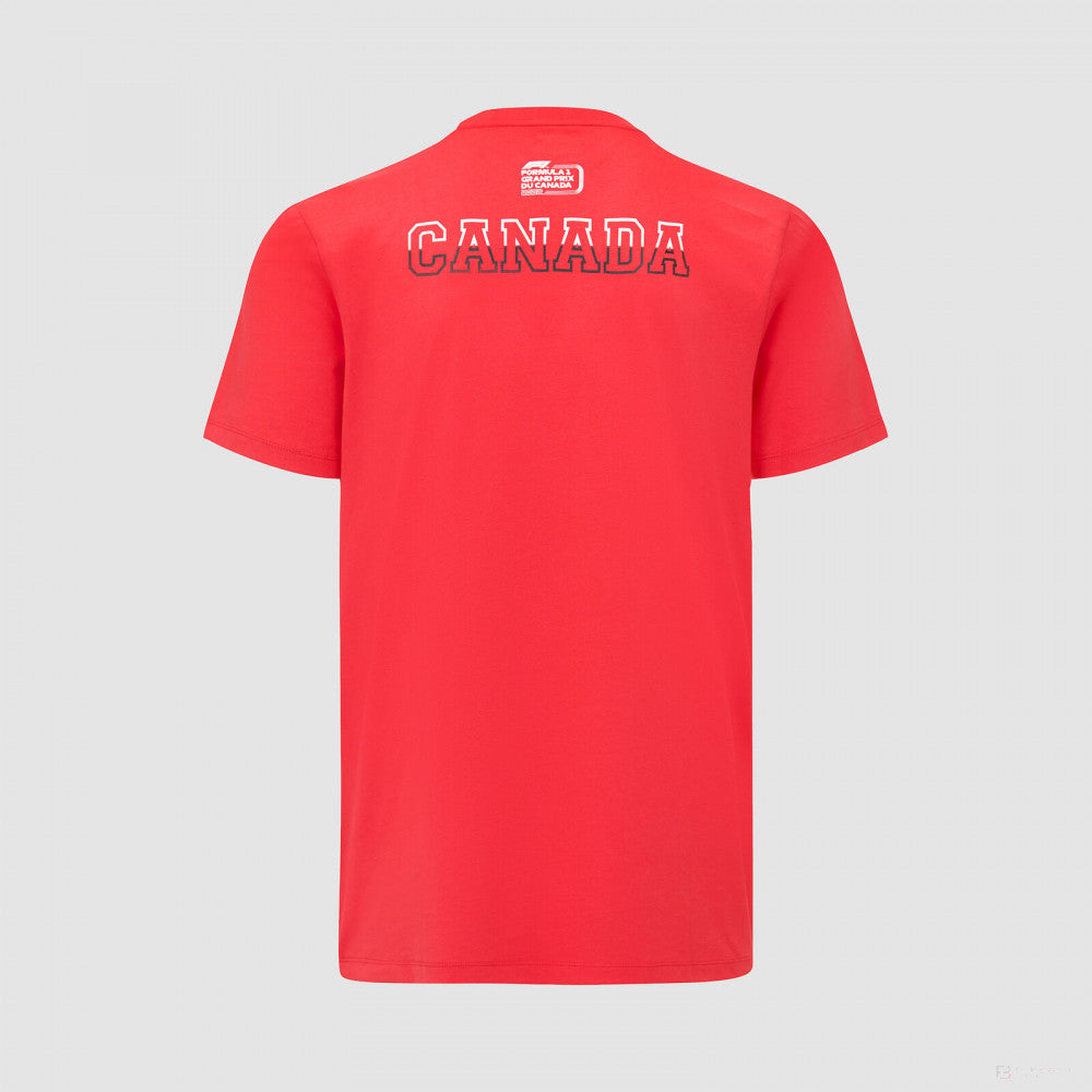 Formel 1 T-Shirt, Fanwear Kanada GP, rot, 2022