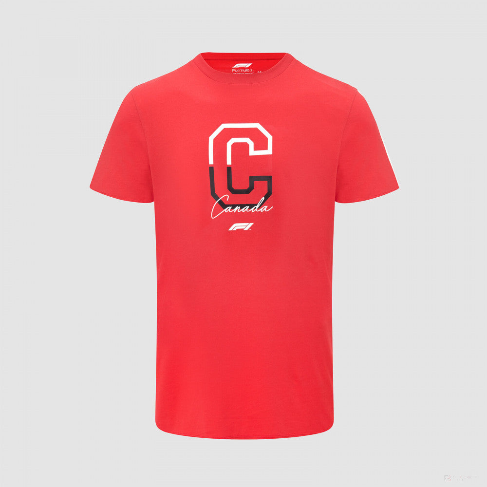 Formel 1 T-Shirt, Fanwear Kanada GP, rot, 2022