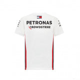 Mercedes környakú póló, csapat, pilóta, gyerek, fehér, 2023