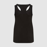 Mercedes top, racerback, stealth, női, fekete