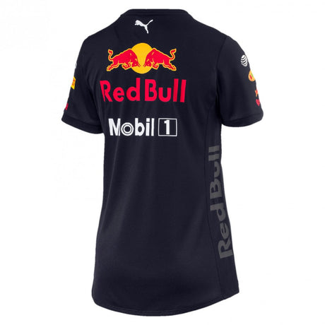 Red Bull női póló, csapat, kék, 2018
