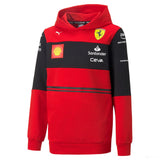Puma Ferrari Kids Team Sweatshirt, Red, 2022