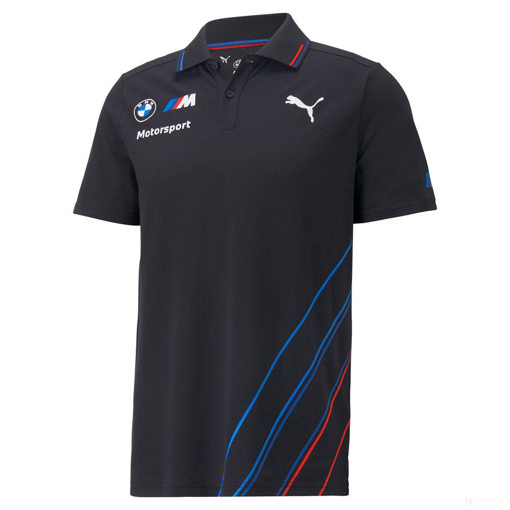 Puma BMW Team Collared T-Shirt, Anthracite, 2022