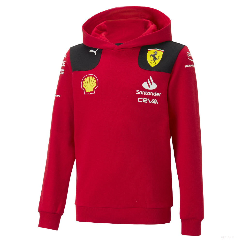 Ferrari Hoodie, Puma, Team, Kinder, rot, 2023