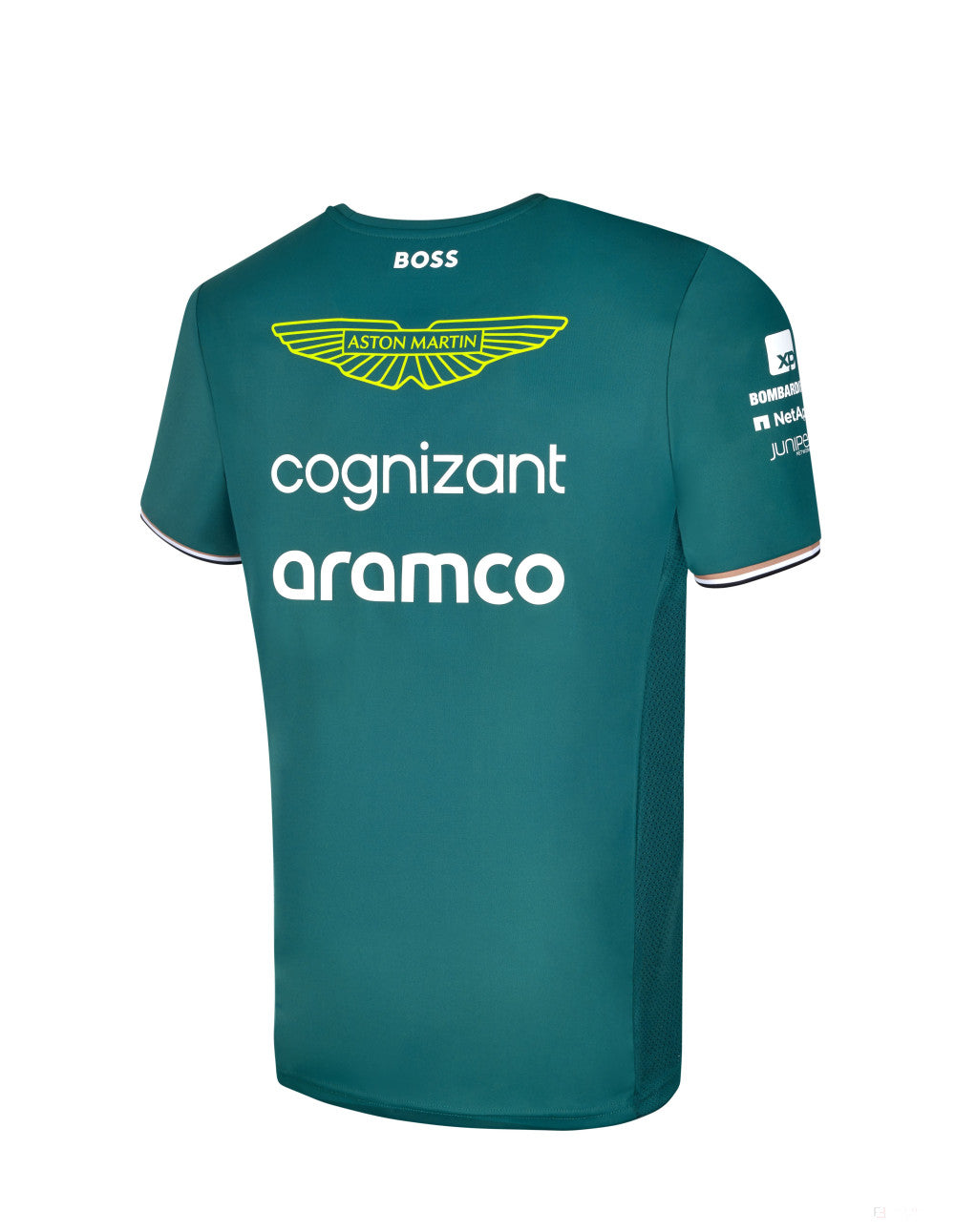 Aston Martin Rundhals-T-Shirt, Team, grün, 2023