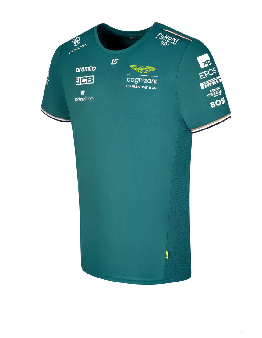 Aston Martin crew neck t-shirt, Lance Stroll, green, 2023