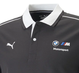 BMW MMS galléros póló, Puma, fekete