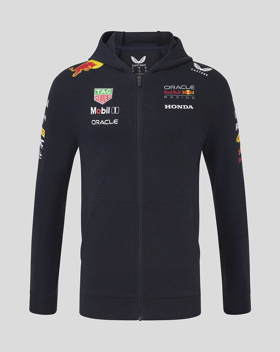 Red Bull Racing Zipzáras Kapucnis Pulóver 🔥