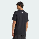 Mercedes póló, Dna, grafikai, adidas, fekete, 2026