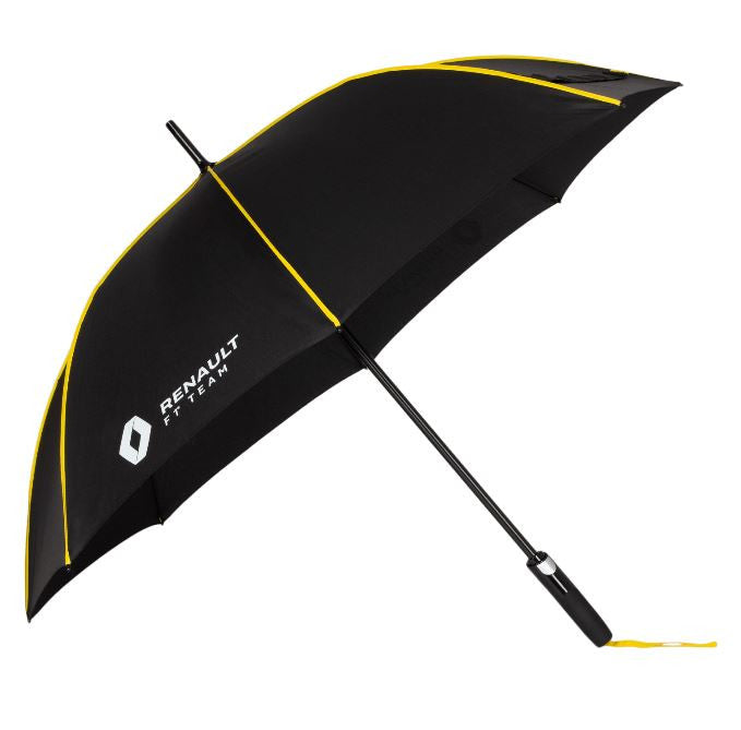 Renault Regenschirm, Teamlogo, schwarz, 2019