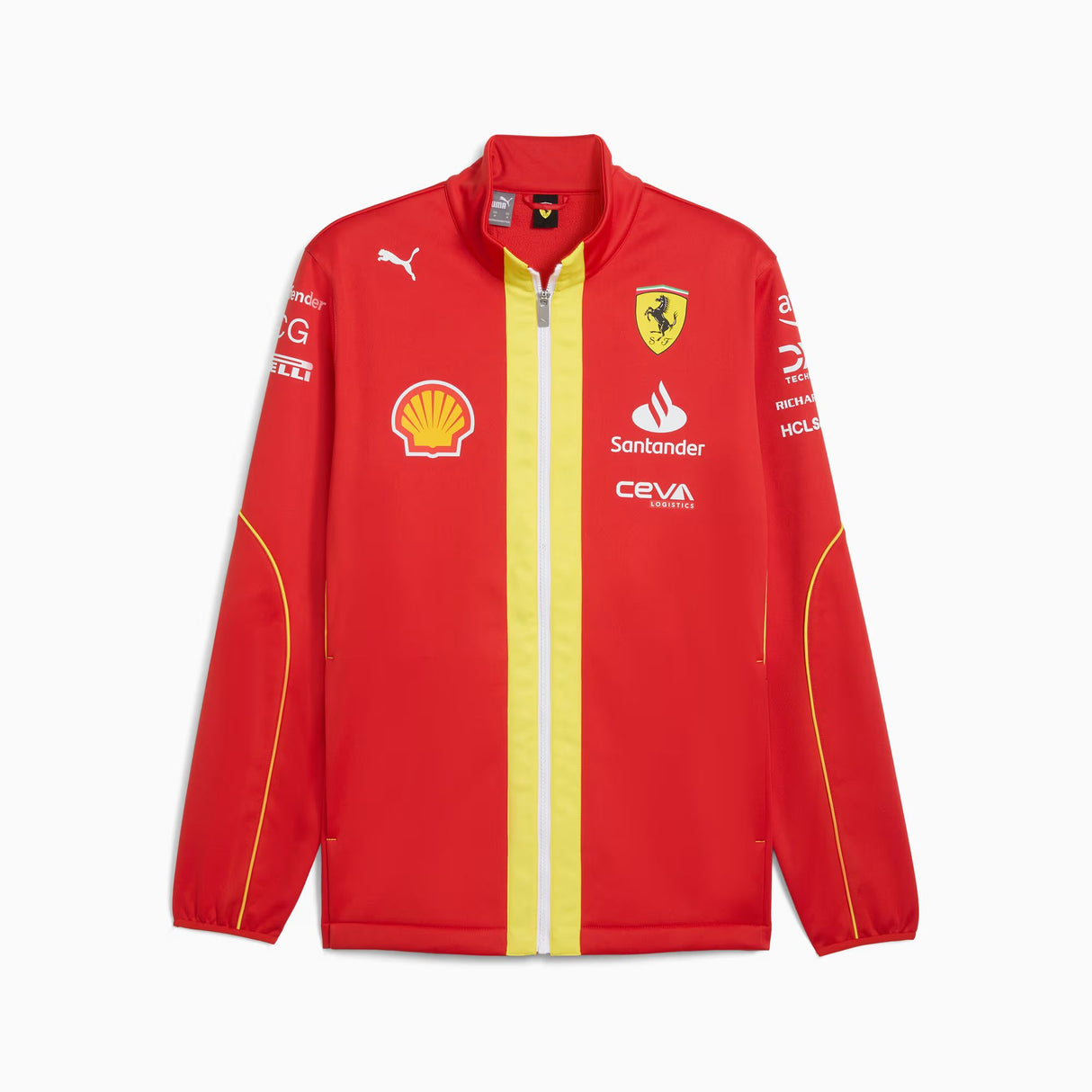 Ferrari kabát, Puma, csapat, softshell, piros, 2024