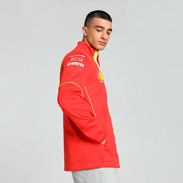 Ferrari kabát, Puma, csapat, softshell, piros, 2024