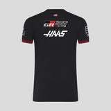 Haas F1 póló, csapat, női, fekete