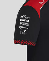Haas F1 póló, csapat, női, fekete