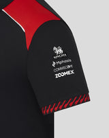 Haas F1 póló, csapat, női, fekete