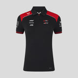 Haas F1 póló, csapat, női, fekete