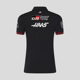 Haas F1 póló, csapat, női, fekete