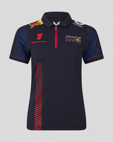 Red Bull Racing Kragenshirt, Max Verstappen, Damen, blau, 2023