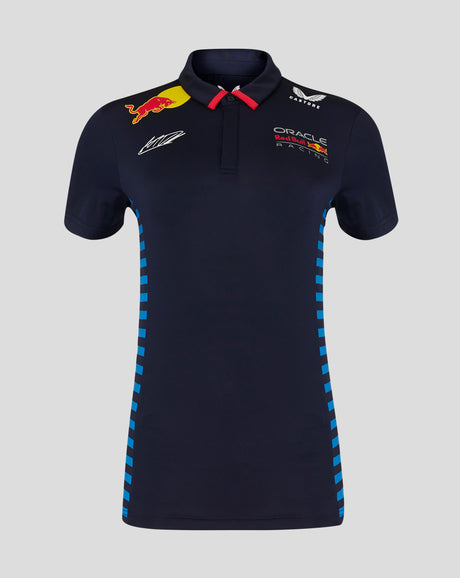 Red Bull galléros póló, Castore, Max Verstappen, női, kék, 2024 - FansBRANDS®