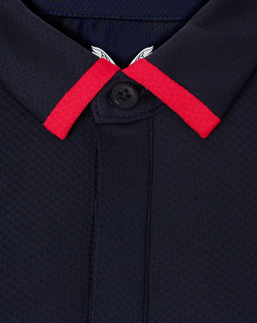 Red Bull collared shirt, Castore, Max Verstappen, women's, blue, 2024