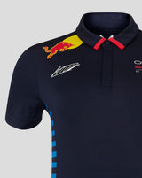 Red Bull galléros póló, Castore, Max Verstappen, női, kék, 2024