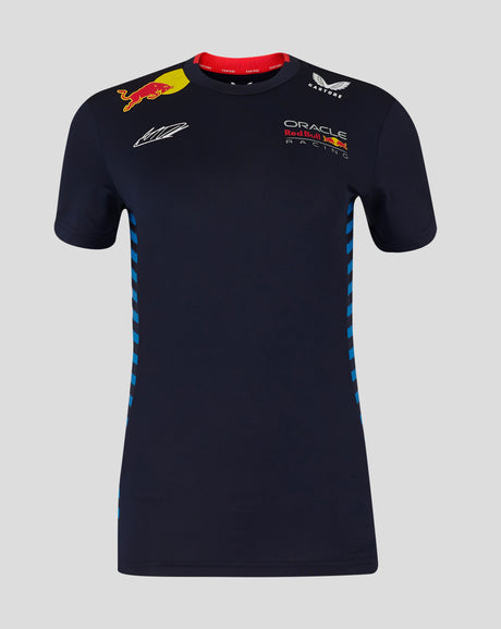 Red Bull környakú póló, Castore, Max Verstappen, női, kék, 2024 - FansBRANDS®