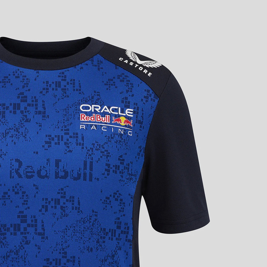 Red Bull póló, csapat, Isack Hadjar, gyerekek, kék, 2026